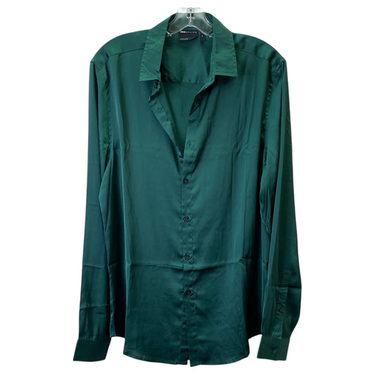 Top Ls By Asos In Green, Size:M