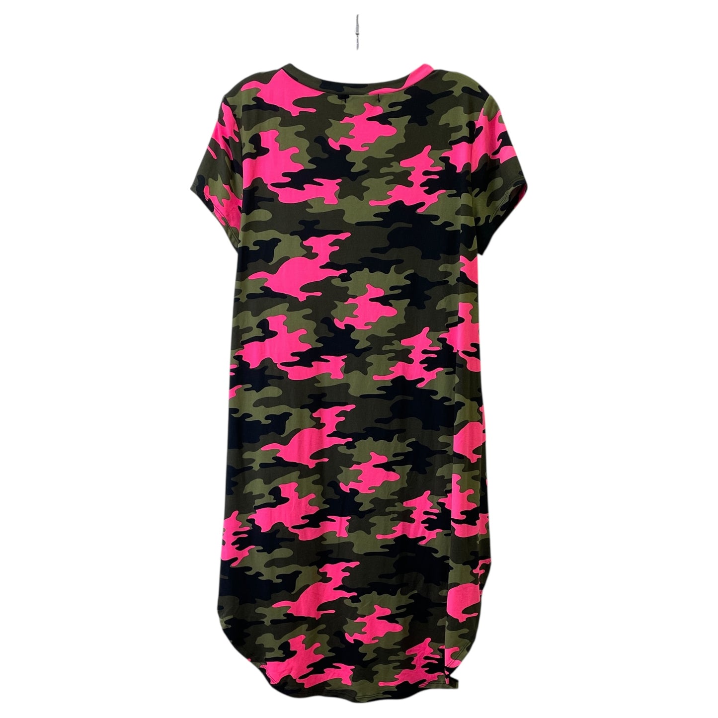 Top Ss By Citiknits In Camouflage Print, Size:1X