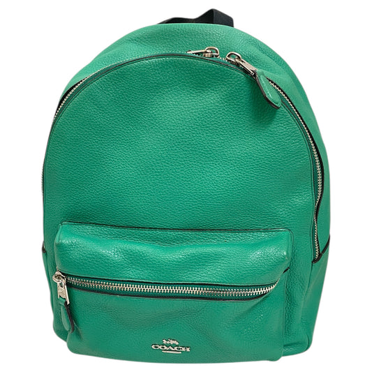 Backpack Designer By Coach In Green, Size:Medium