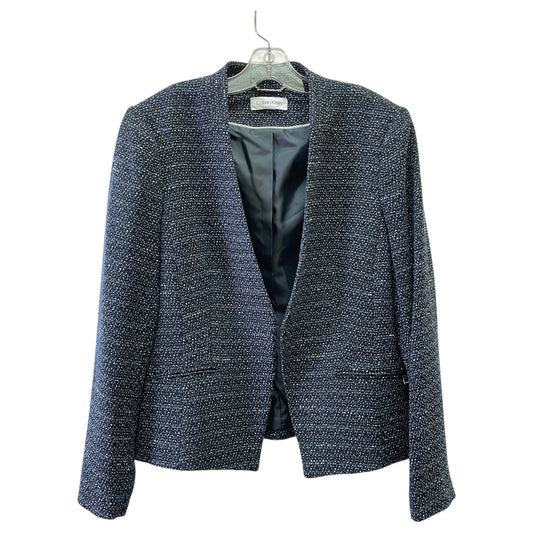 Blazer By Calvin Klein In Blue, Size:16