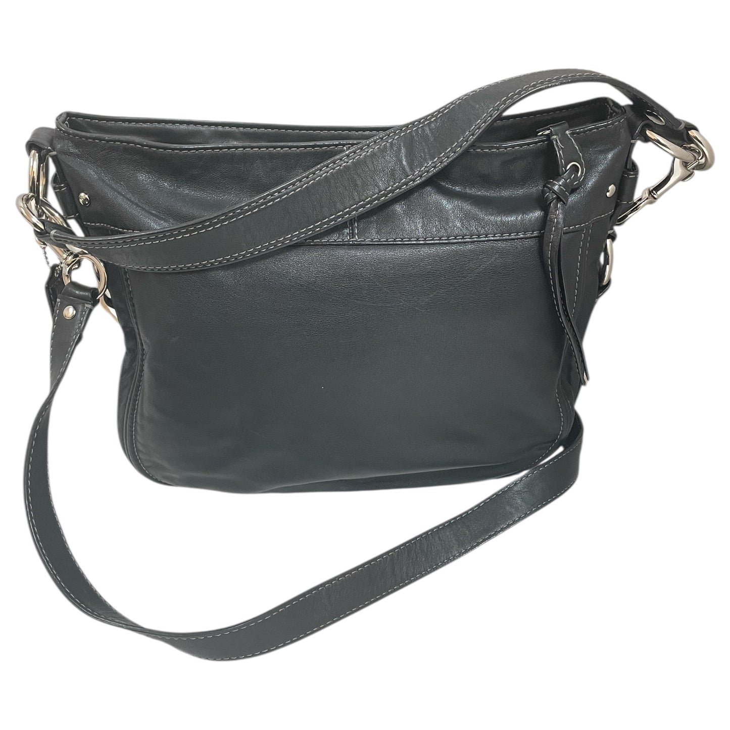 Handbag Designer By Coach In Black, Size:Medium