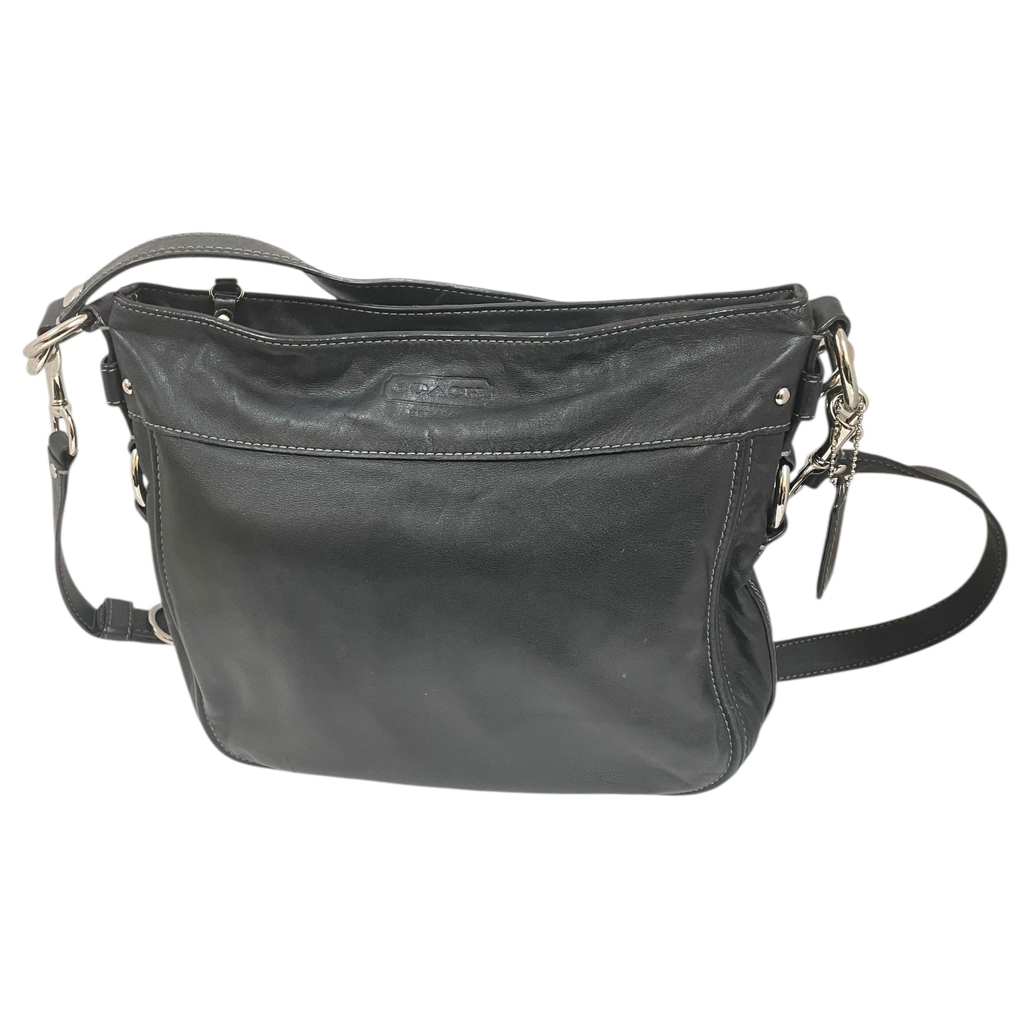 Handbag Designer By Coach In Black, Size:Medium