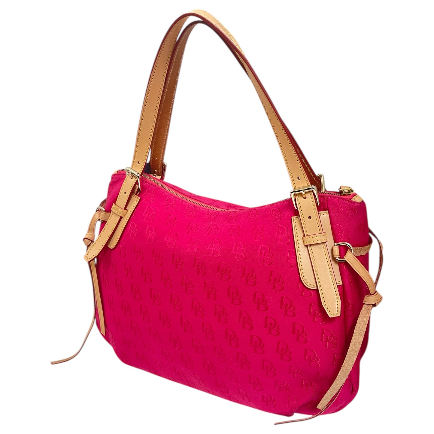 Handbag Designer By Dooney And Bourke In Pink, Size:Large