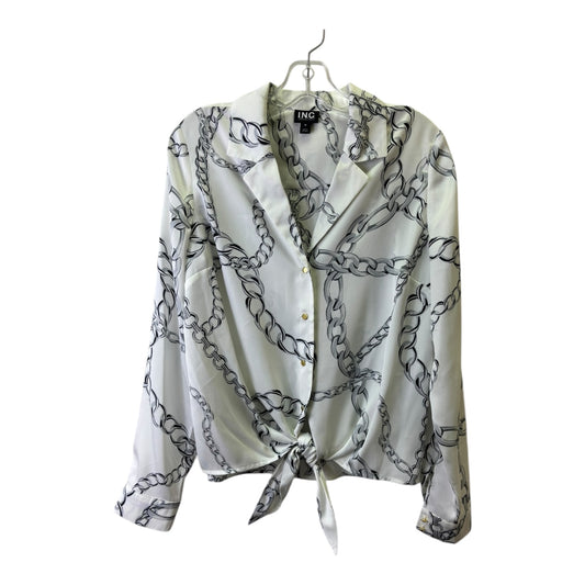 Top Ls By Inc In Black & White, Size:M