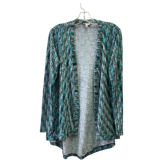 Cardigan By Lily White In Teal, Size:M