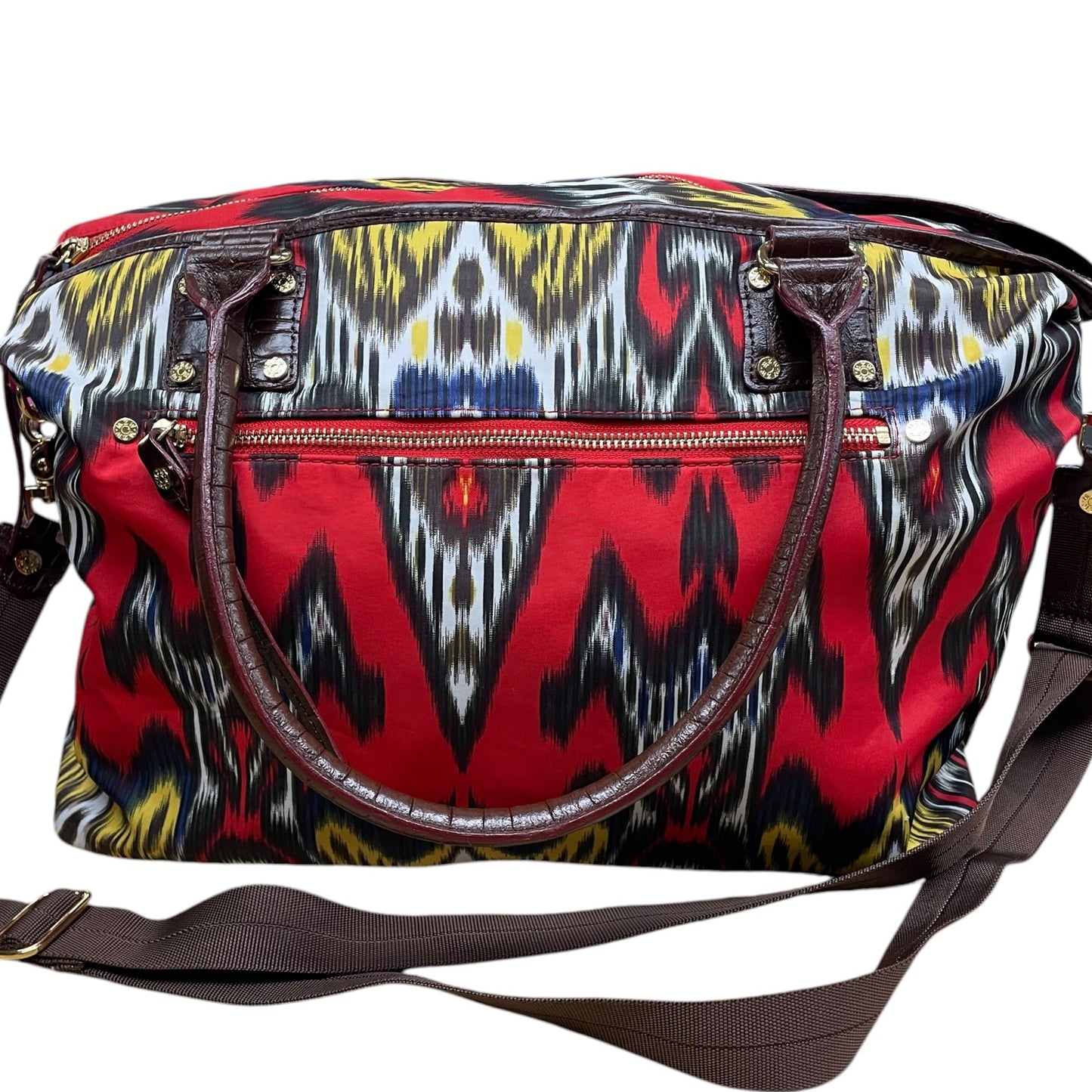 Tote By Mz Wallace In Red & Yellow, Size:Large