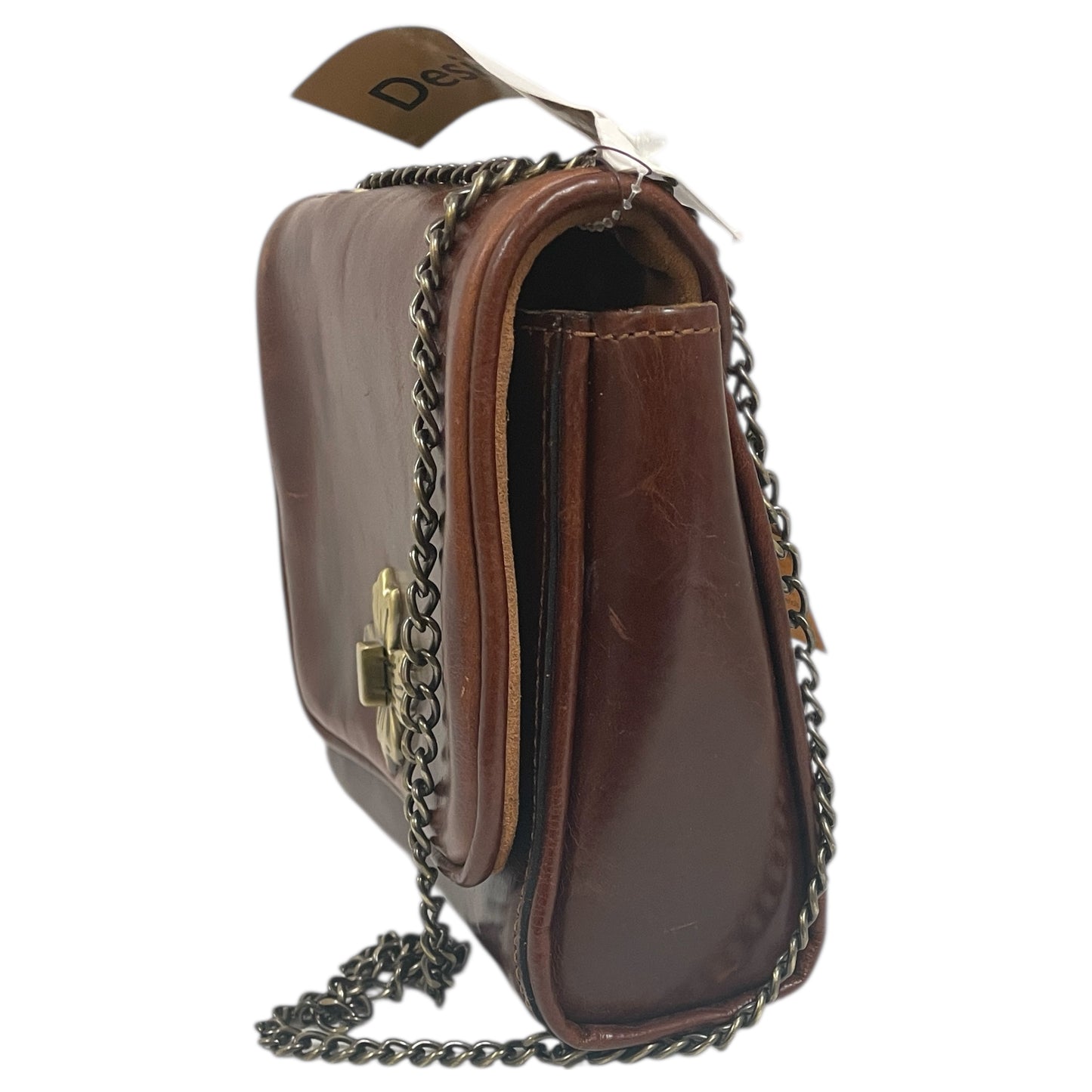 Crossbody Designer By Patricia Nash In Brown, Size:Small