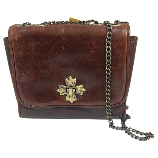 Crossbody Designer By Patricia Nash In Brown, Size:Small