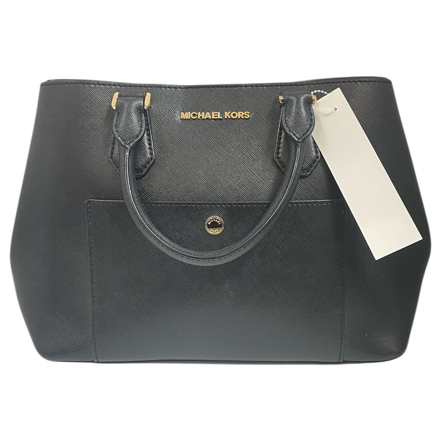 Handbag Designer By Michael Kors In Black, Size:Medium