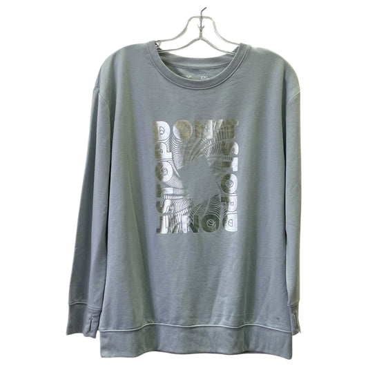 Sweatshirt Crewneck By Xersion In Grey, Size:2X
