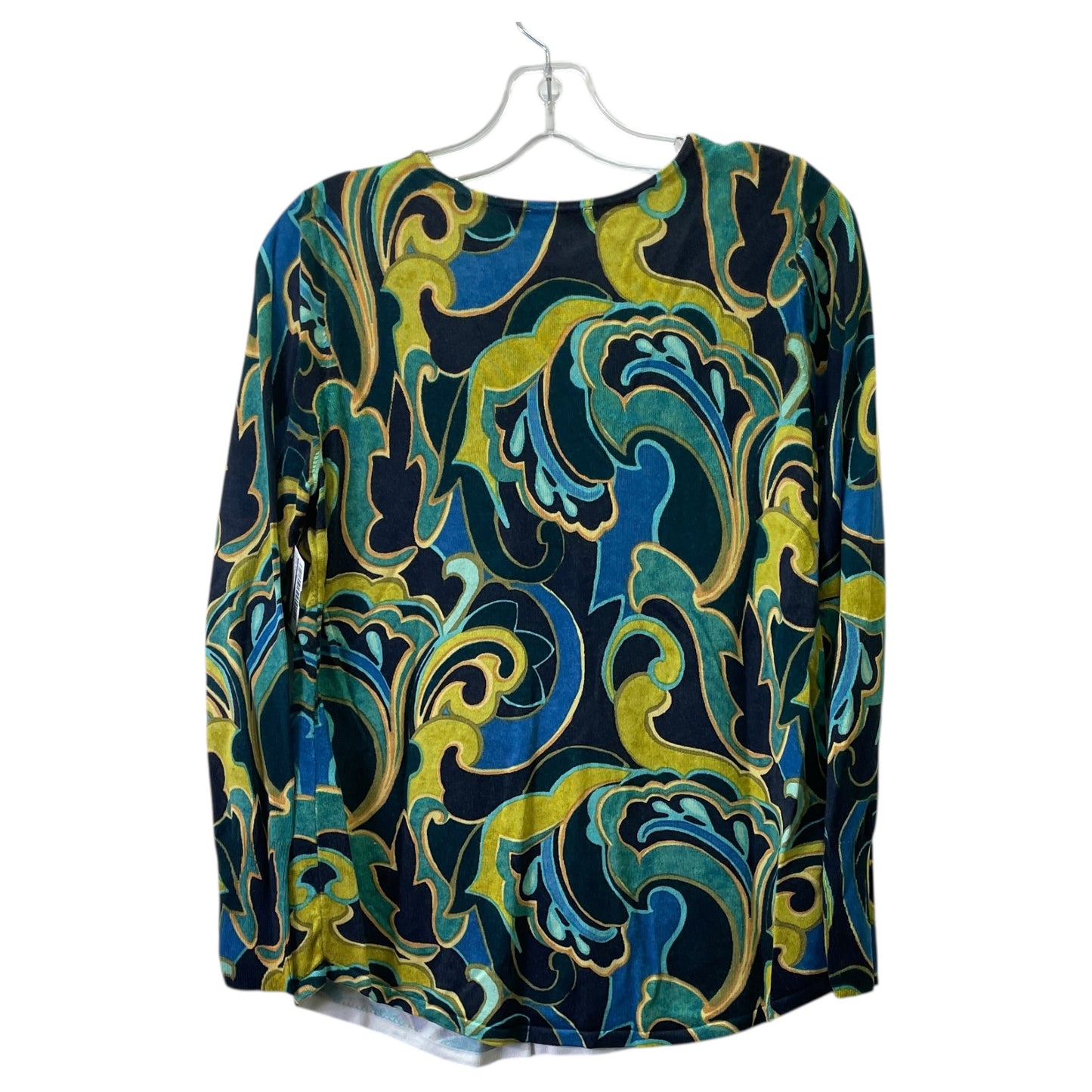 Top Ls By Chicos In Blue & Green, Size:S