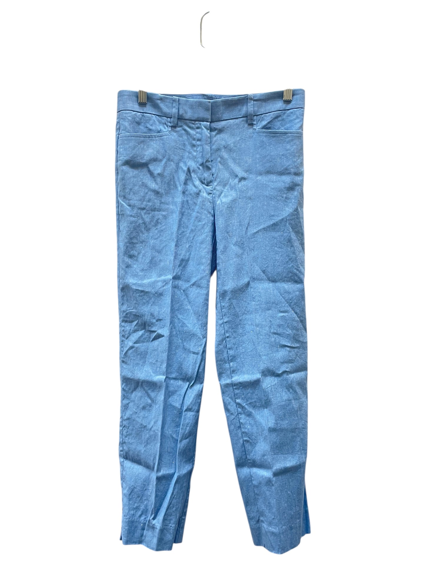 Pants Linen By Ann Taylor In Blue, Size:0