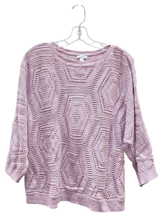 Sweater By J. Jill In Pink, Size:L
