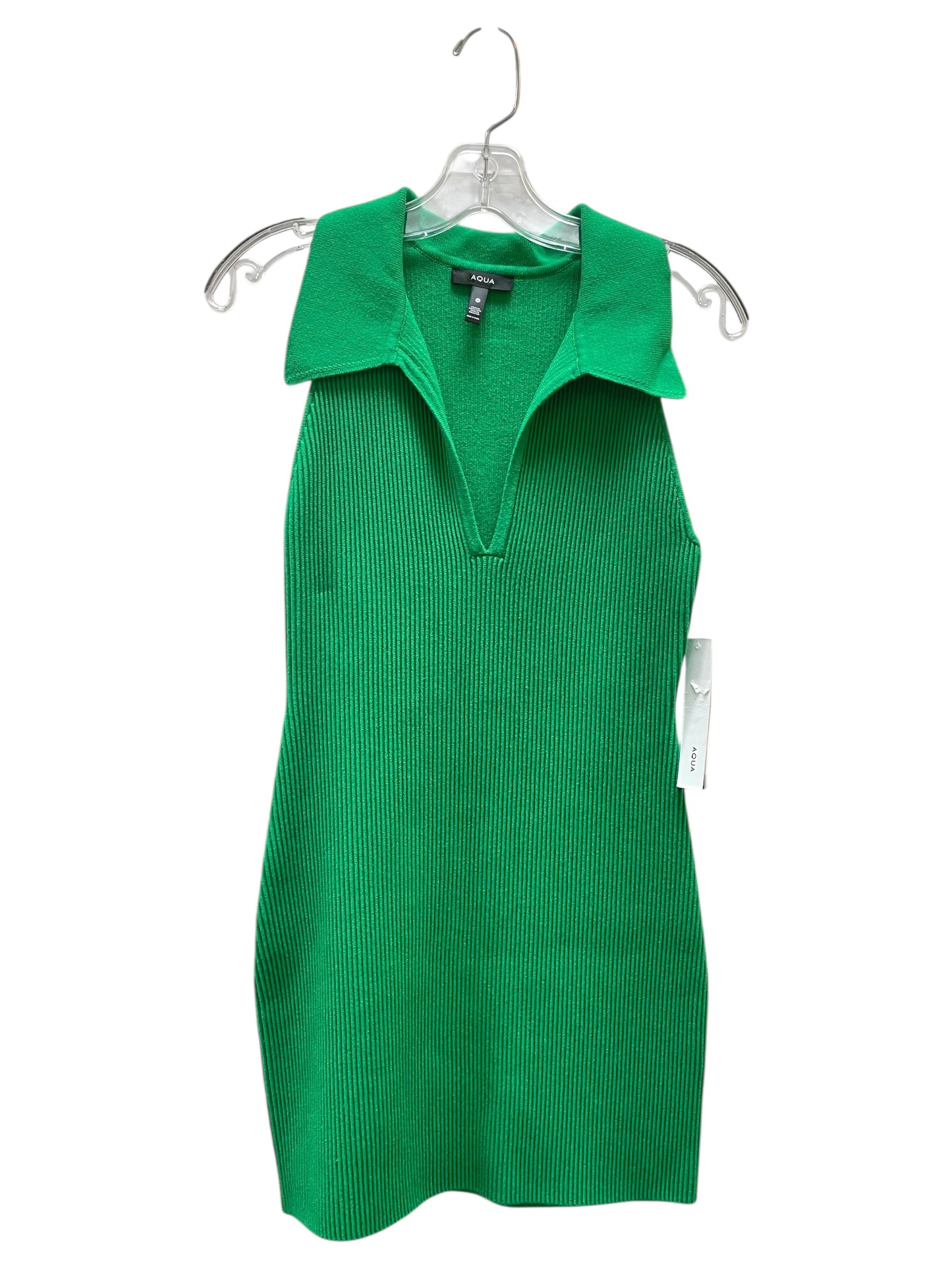 Dress Sweater By Aqua In Green, Size:M