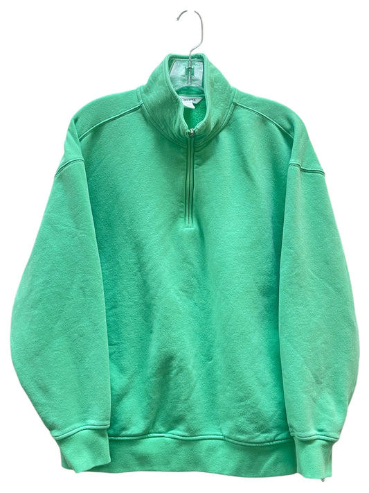 Athletic Sweatshirt Collar By Athleta In Green, Size:M
