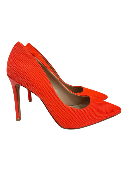Shoes Heels Stiletto By Mix No 6 In Orange, Size:9
