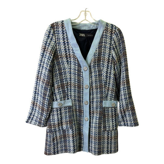 Blazer By Zara In Blue, Size:S