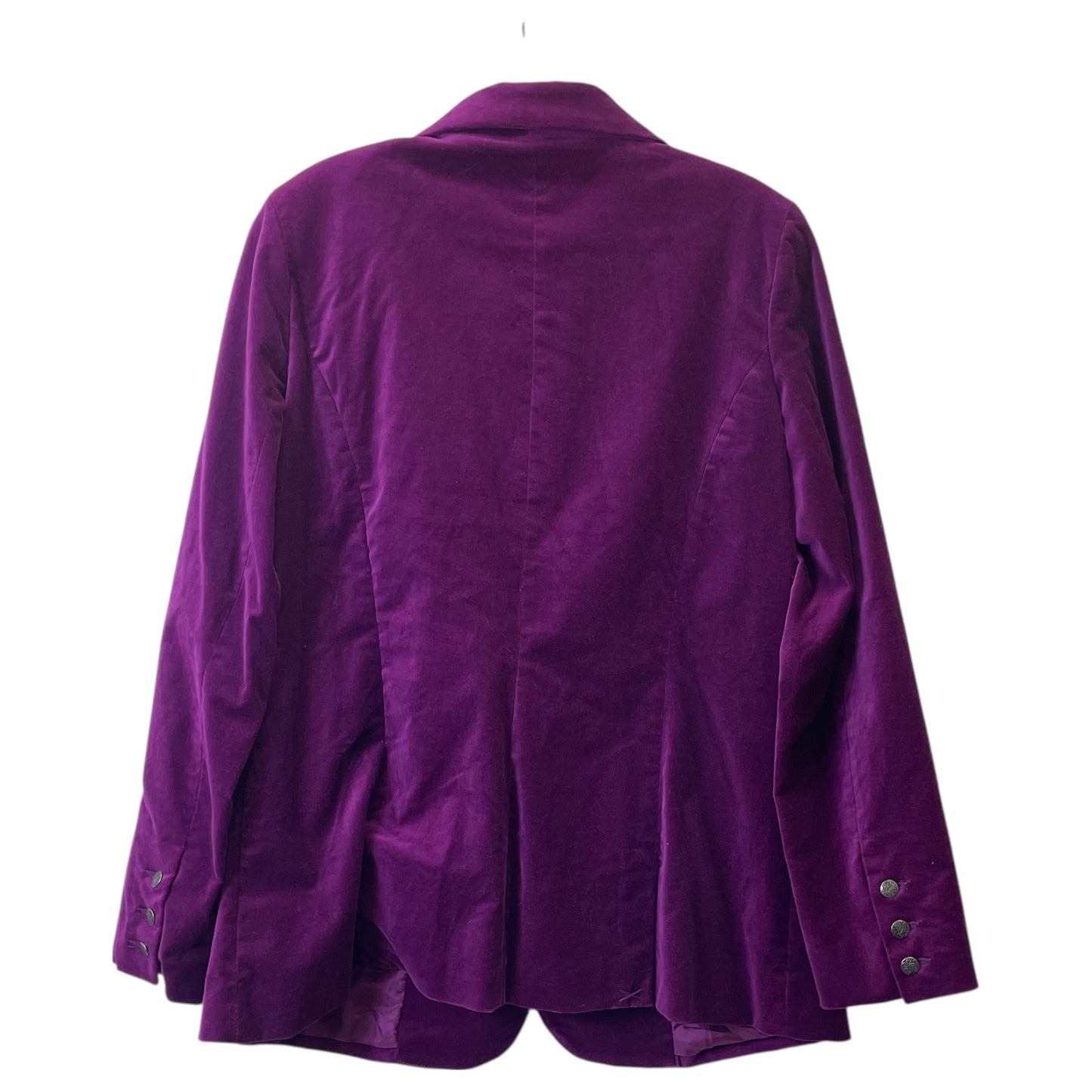 Blazer By Diane Gilman In Purple, Size:L