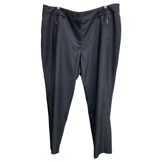 Pants Cropped By Jones New York In Blue Denim, Size:18