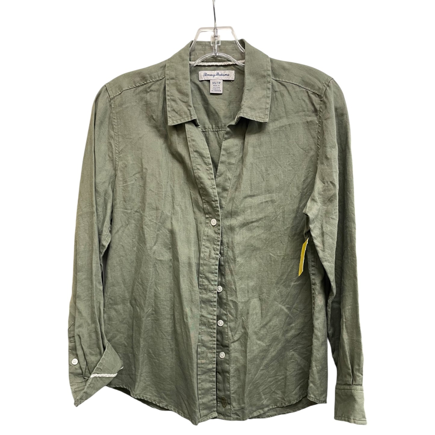Top Ls Basic By Tommy Bahama In Green, Size:Xs