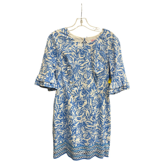 Dress Designer By Lilly Pulitzer In Blue & White, Size:S