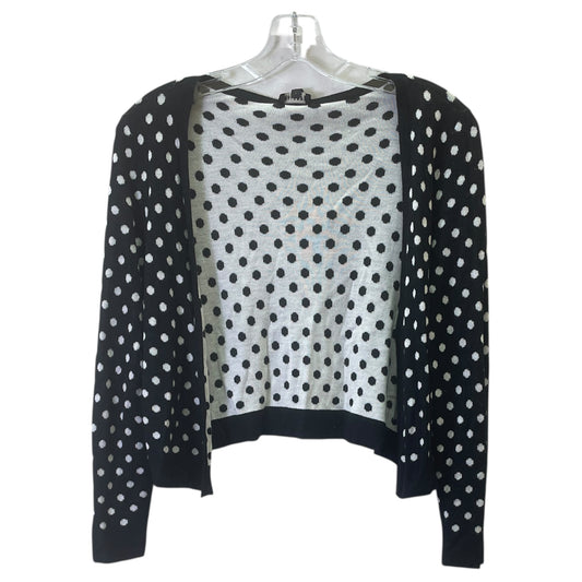 Sweater Cardigan By Talbots In Black & White, Size:S