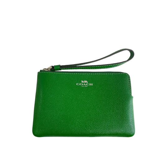Wallet Designer By Coach In Green, Size:Small
