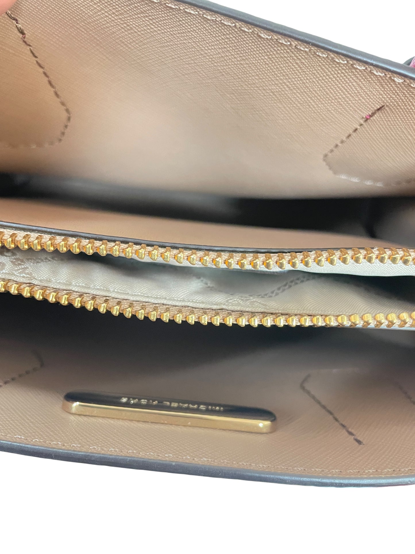 Crossbody Designer By Michael Kors In Maroon, Size:Small