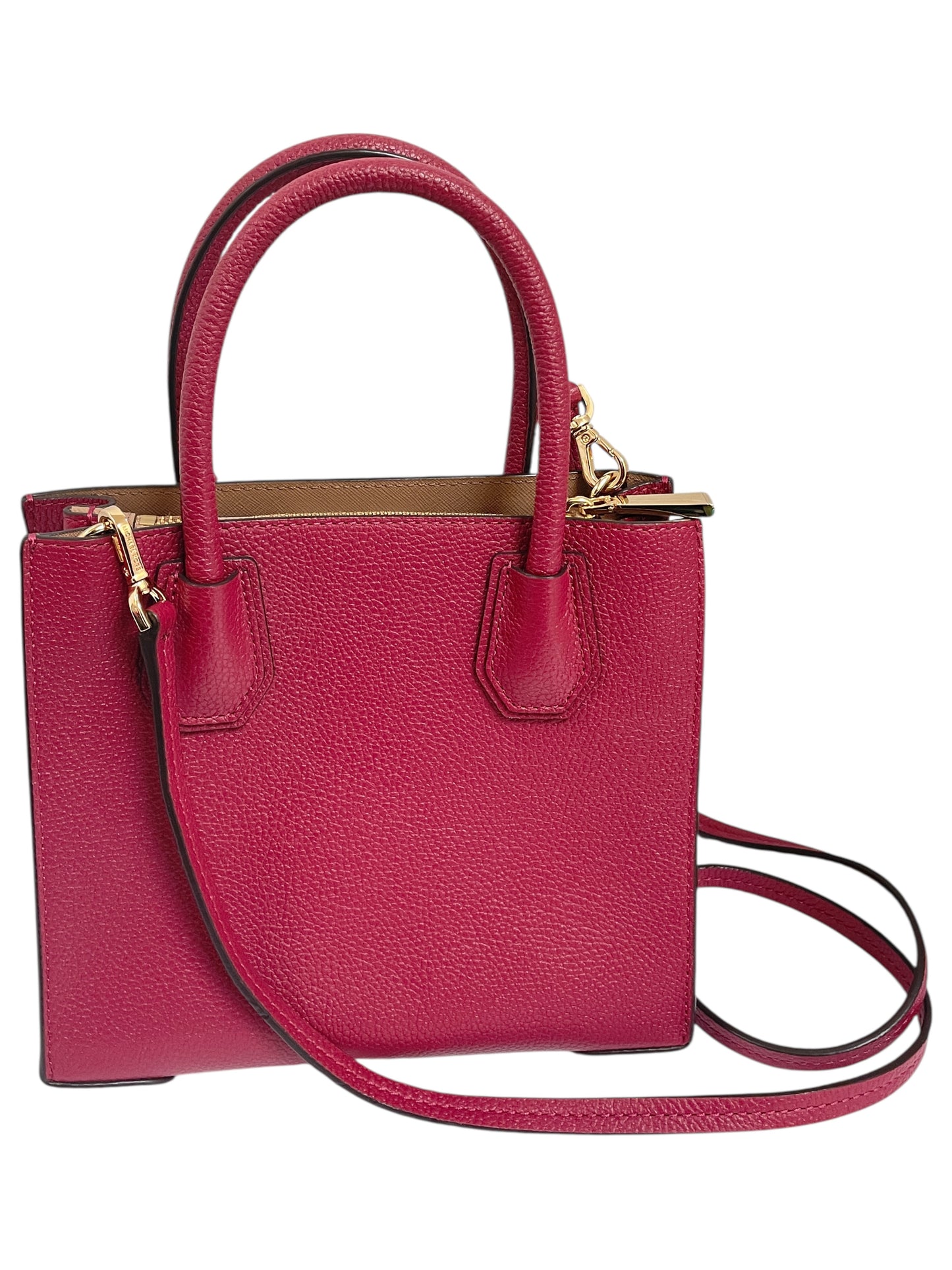 Crossbody Designer By Michael Kors In Maroon, Size:Small