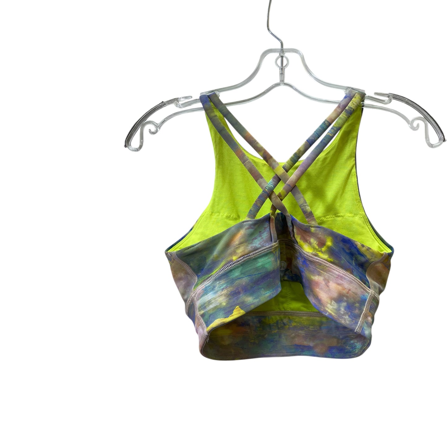 Athletic Bra By Lululemon In Tie Dye Print, Size:S