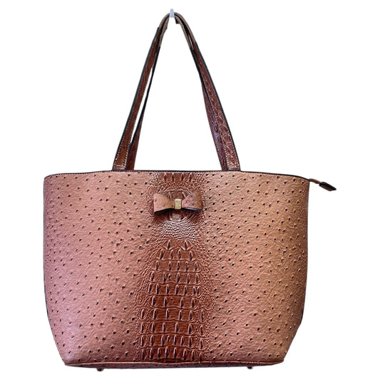 Tote By Cme In Brown, Size:Large