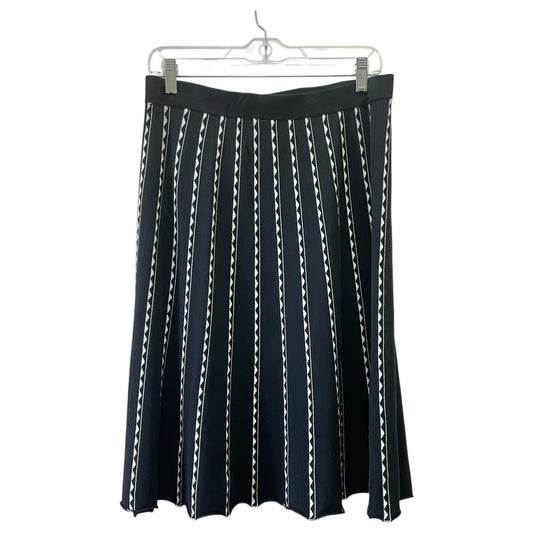 Skirt Midi By Sioni In Black & White, Size:M