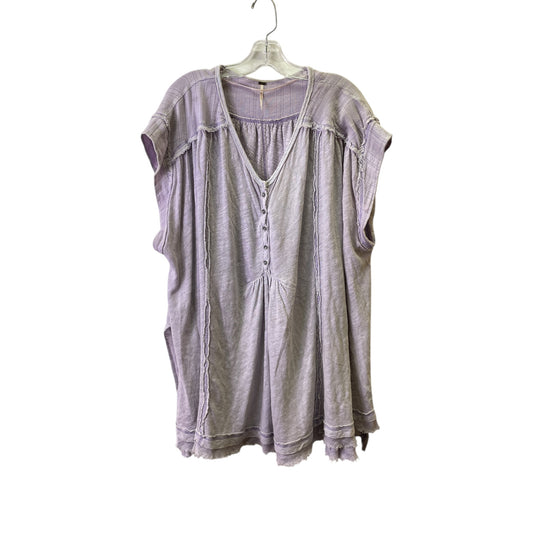 Top Sleeveless By Free People In Purple, Size:S