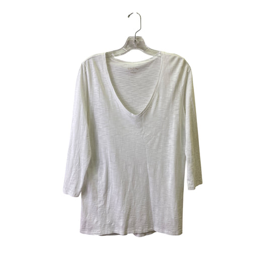 Top Ls Designer By Lilly Pulitzer In White, Size:M
