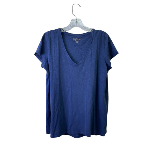 Top Ss Designer By Lilly Pulitzer In Blue, Size:M
