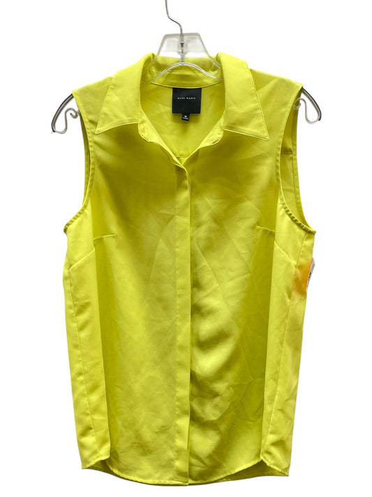 Blouse Sleeveless By Alex Marie In Green, Size:M