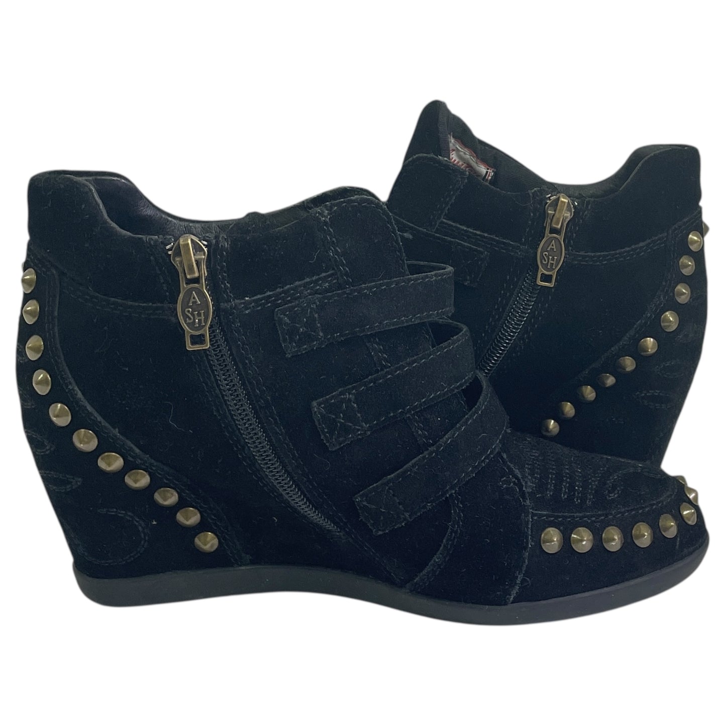 BOOTS ANKLE HEELS by  ASH In BLACK, Size: 8