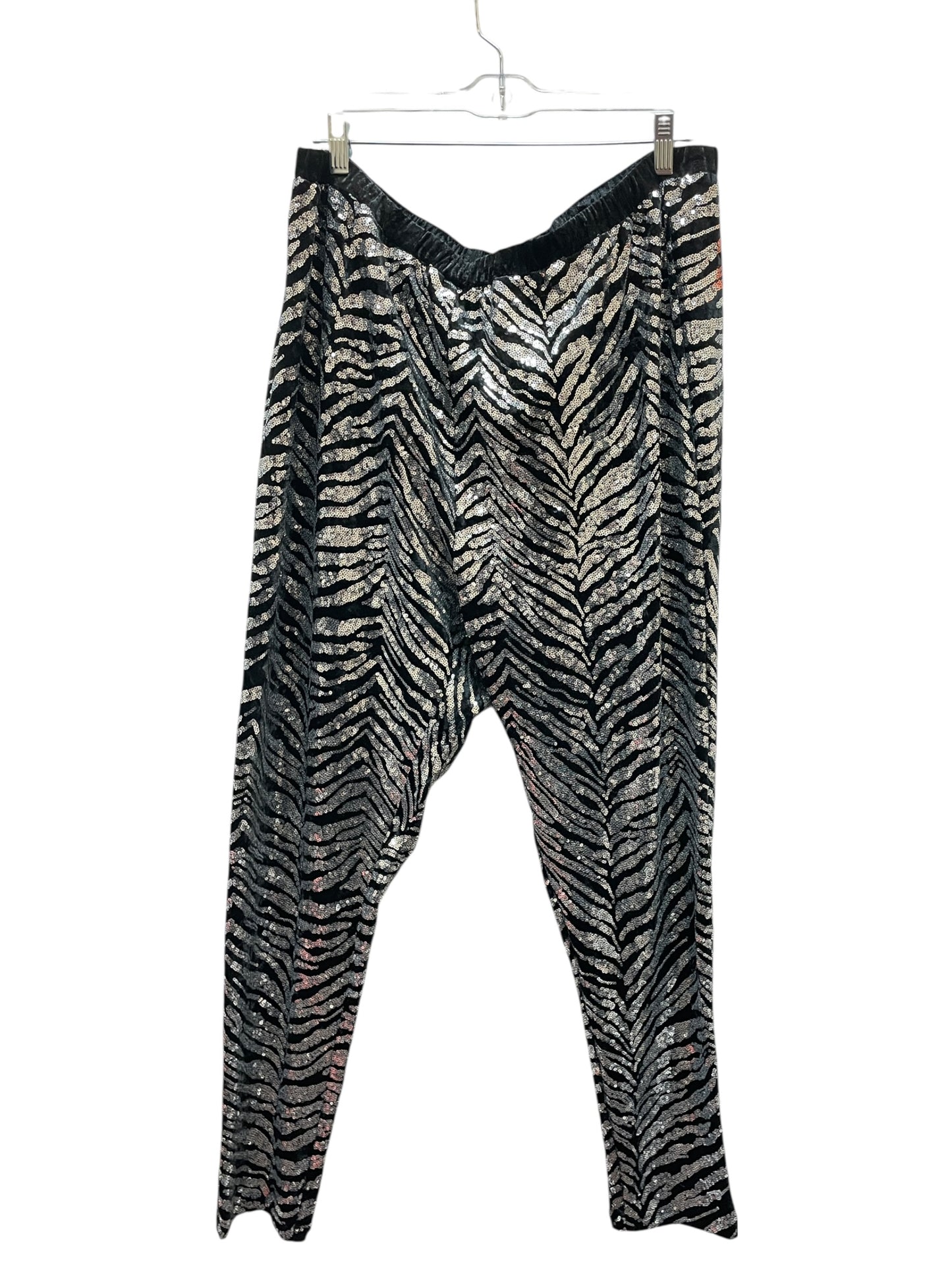 Pants Other By CAPSULE In Black & Silver, Size:22