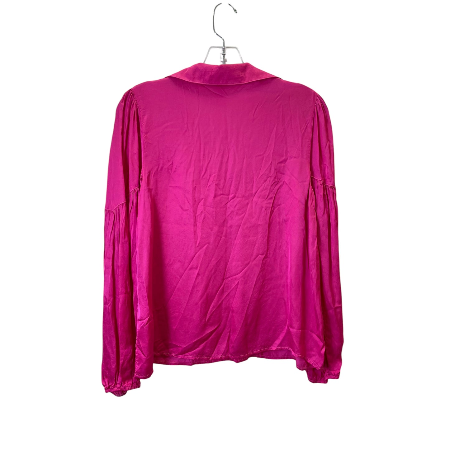 Top Ls Basic By Amadi In Pink, Size:Xs