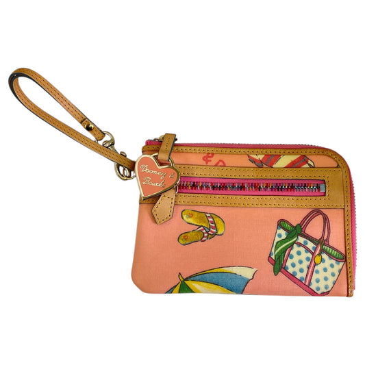 Wristlet Designer By Dooney And Bourke In Pink, Size:Small