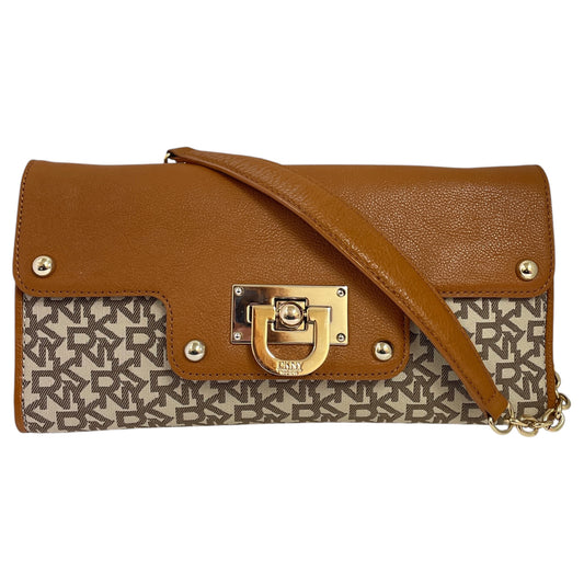 Handbag By Dkny In Brown, Size:Small