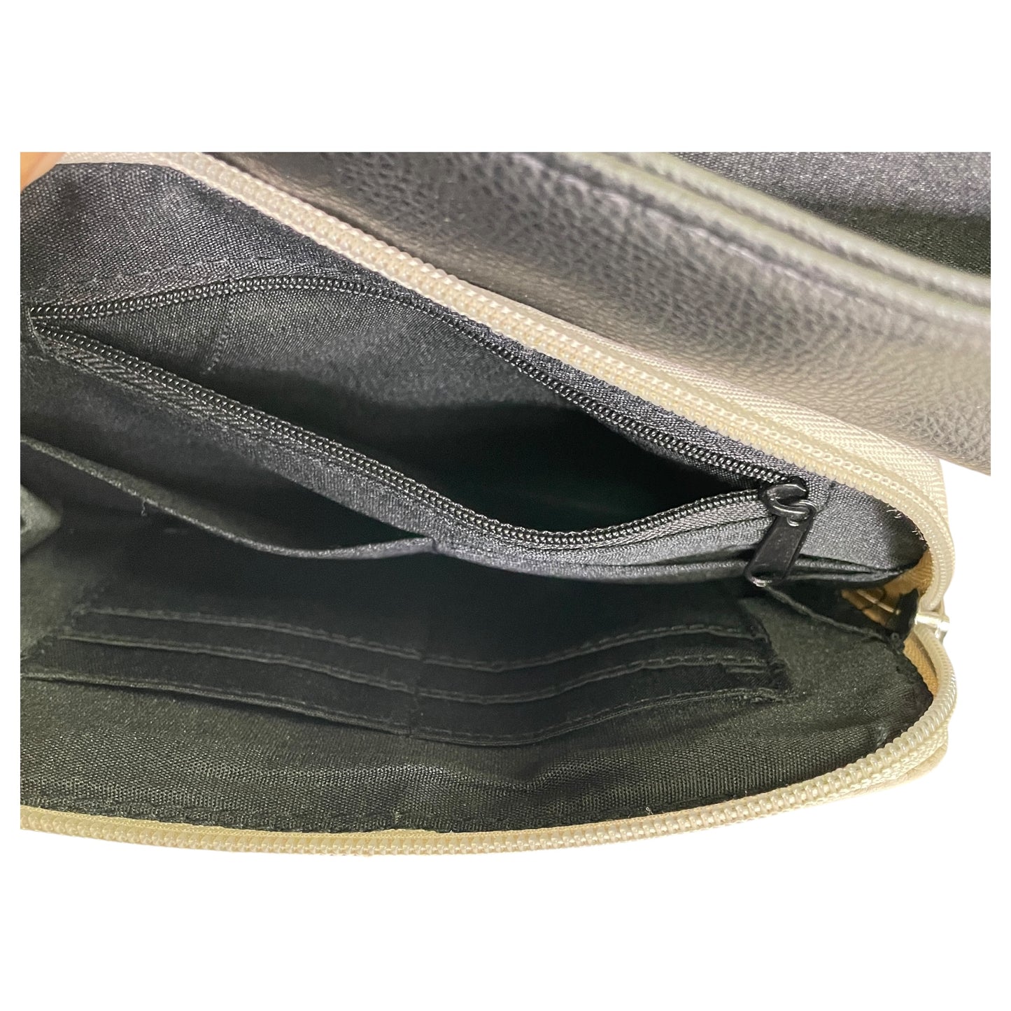 Crossbody Leather By Tignanello  Purses In Taupe, Size:Small