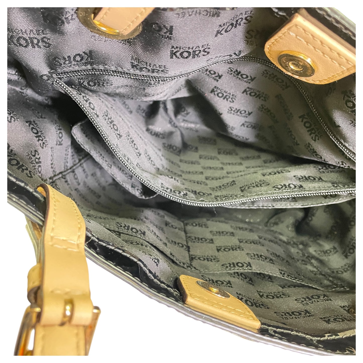 Tote Designer By Michael Kors In Black, Size:Medium