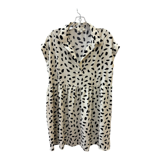 Dress Casual Short By Umgee In Black & Yellow, Size:M