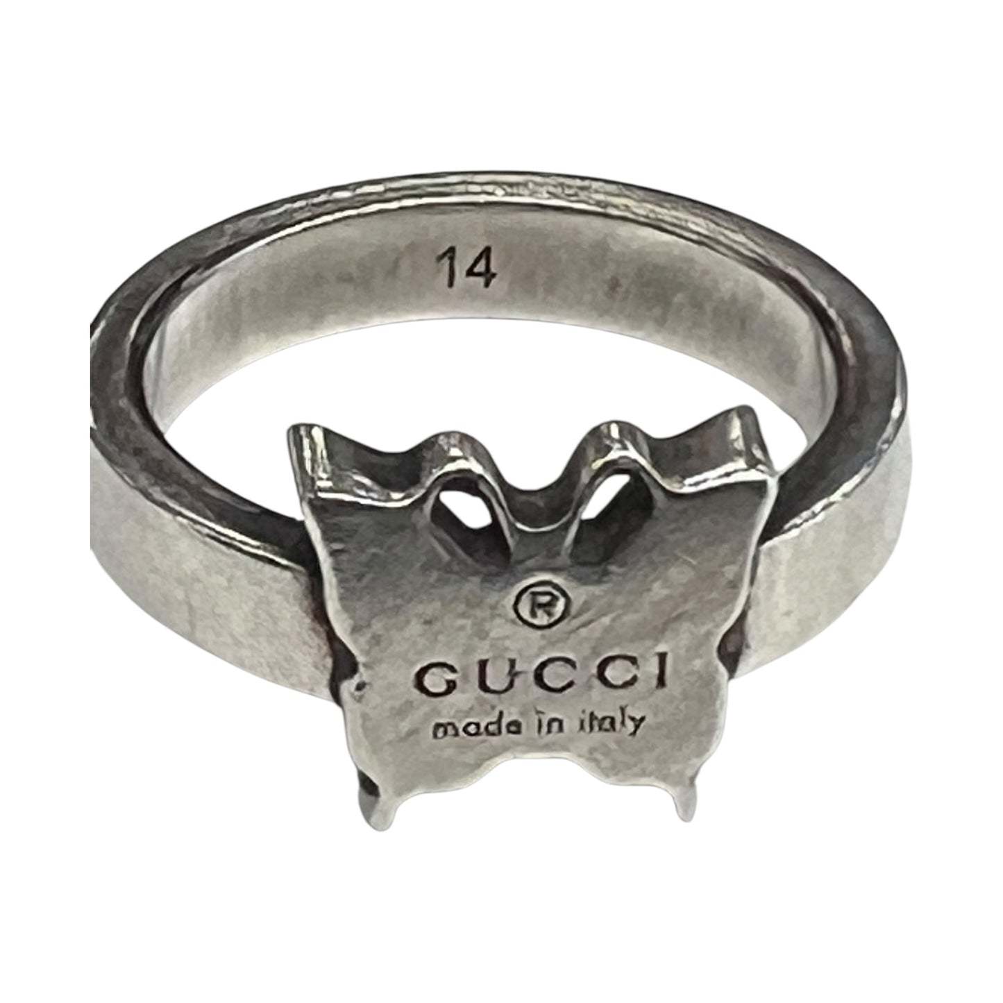 Ring Luxury Designer By Gucci In Silver