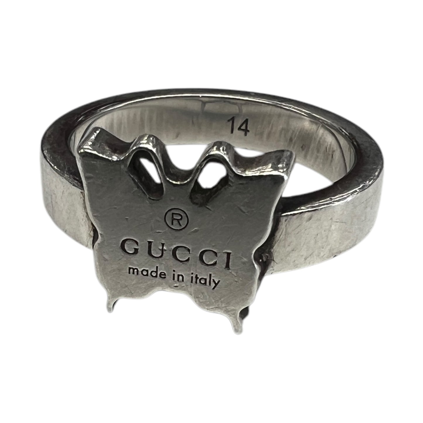 Ring Luxury Designer By Gucci In Silver