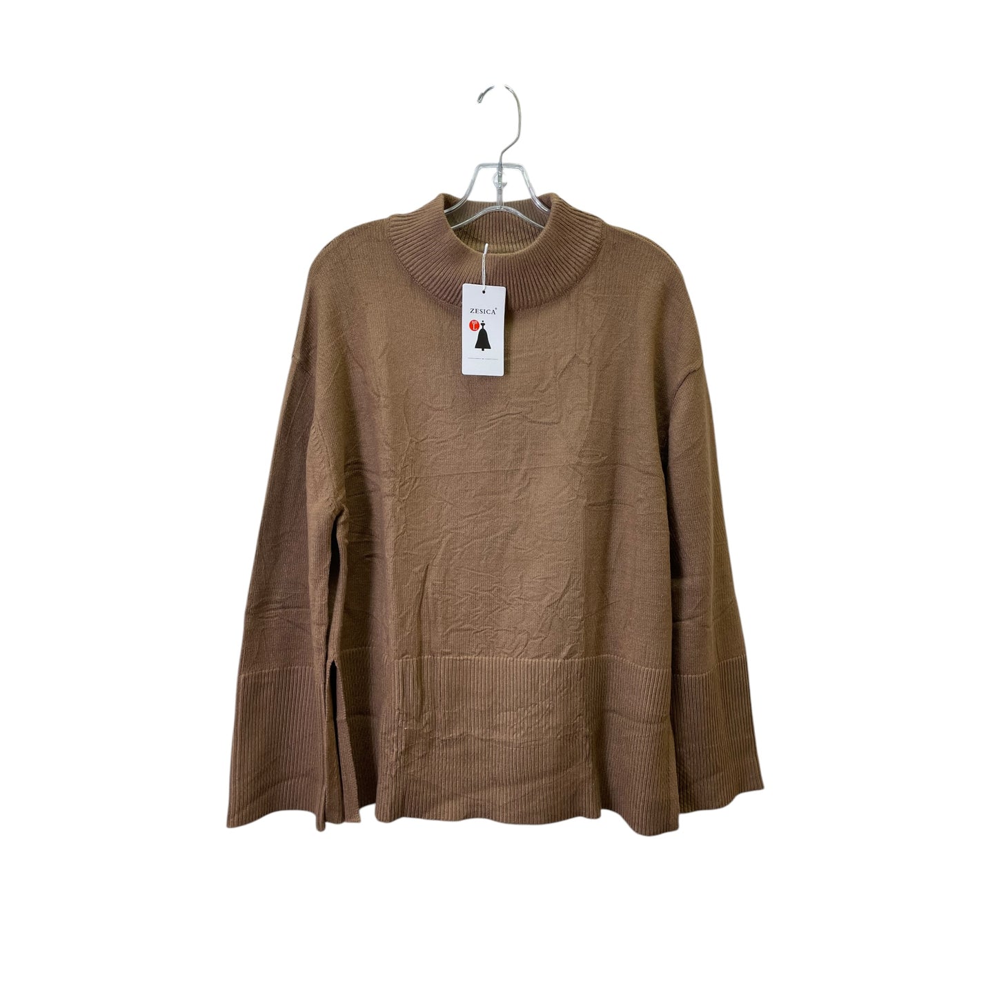 Sweater By Zesica In Brown, Size:L