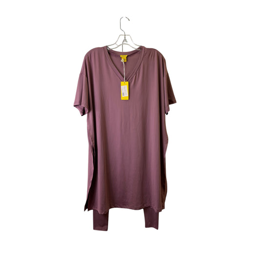 Athletic Pants 2Pc By Daisy In Mauve, Size:Sp