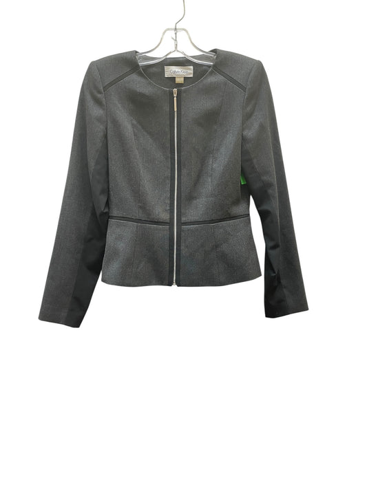 Blazer By Calvin Klein In Black, Size:4P