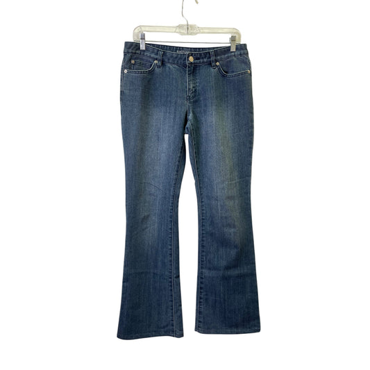 Jeans Flared By Michael By Michael Kors In Blue, Size:6